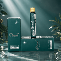 Gloied Beauty Glow oral liquid supplement bottle and box with 2500mg collagen and 2500mg glutathione