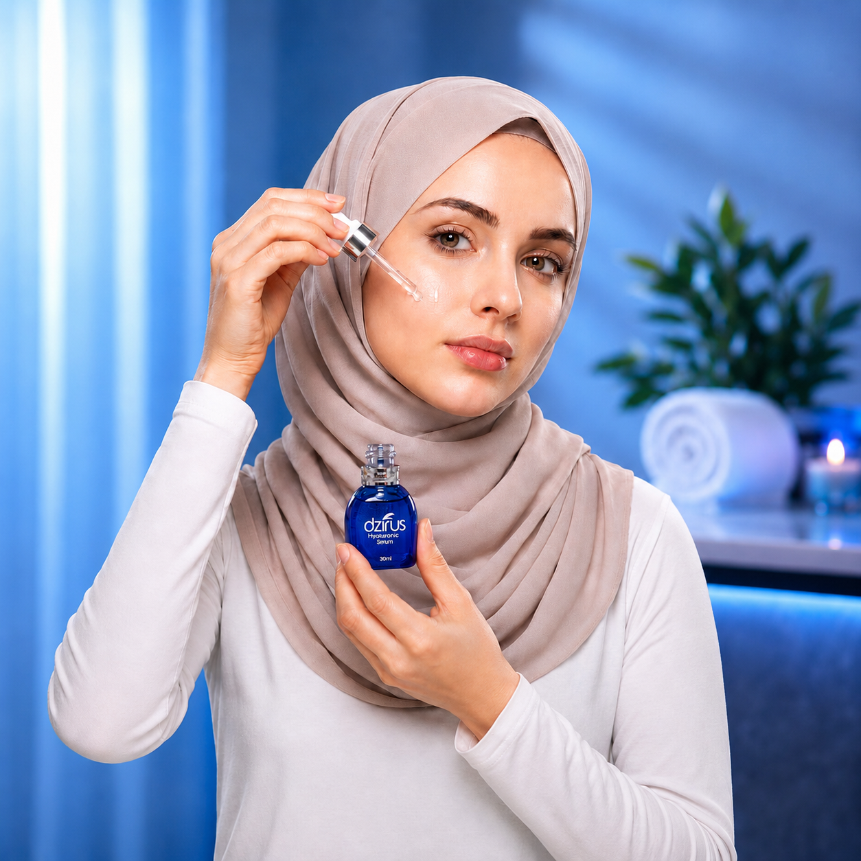 HYALURONIC ACID SERUM BY DZIRUS, REDUCE SKIN WRINKLES AND LINES