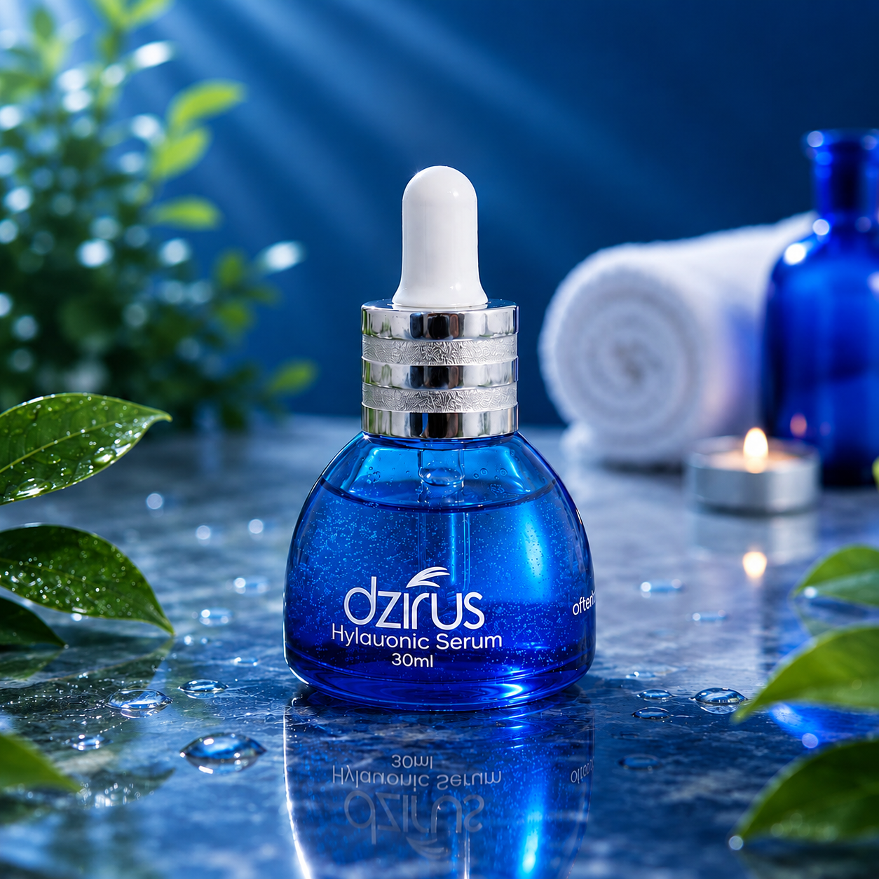 HYALURONIC ACID SERUM BY DZIRUS, REDUCE SKIN WRINKLES AND LINES