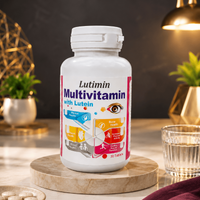 Lutimin Multivitamin with Lutein bottle with tablets for daily eye, heart, bone and brain wellness support
