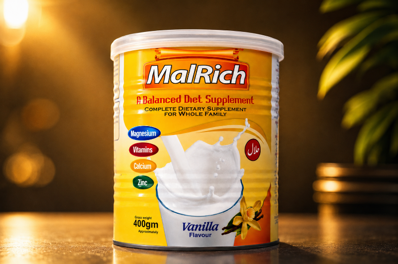MalRich Vanilla 400g weight gain supplement