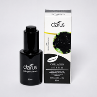 Dzirus Collagen Serum bottle and box for fine lines and smoother-looking skin